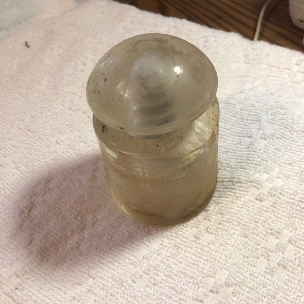 Antique Pyrex glass insulator clear 41 Hemingway Pyrex AP